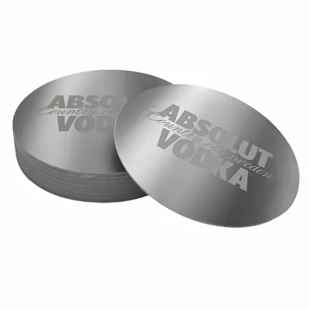 Stainless Steel Coaster - Custom Aprons Now