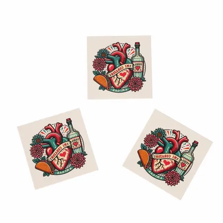 Temporary Tattoos - Custom Aprons Now