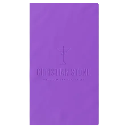 Custom Debossed Guest Towel Napkin - Table Covers Now