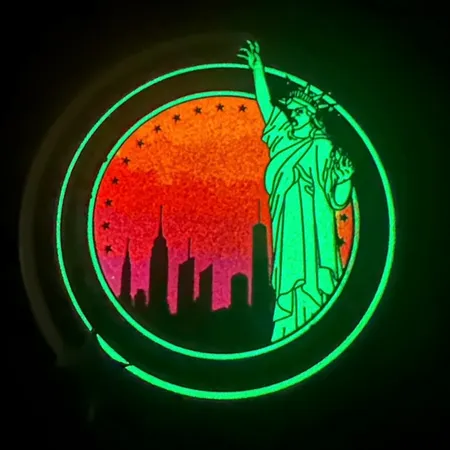 Glow In The Dark Badge Glow In The Dark Badge - Custom Aprons Now