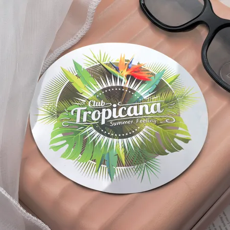 Metallic Silver Paper Stickers Metallic Silver Paper Stickers - Custom Aprons Now