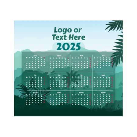 Nature Mouse Pad with Calendar Nature Mouse Pad with Calendar - Table Covers Now