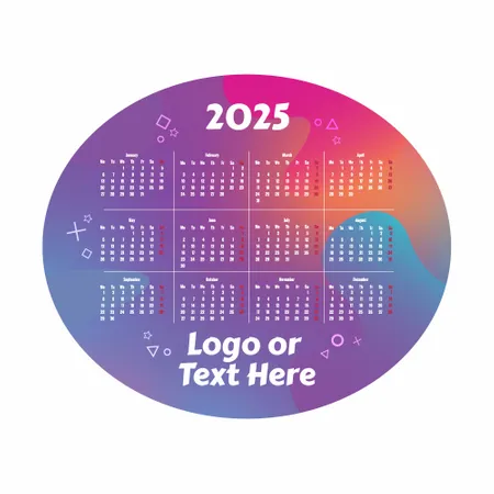 Colorful Gradient Calendar Mouse Pad Colorful Gradient Calendar Mouse Pad - Table Covers Now