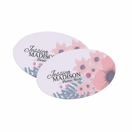 Oval Business Cards - Table Covers Now
