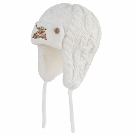 Cozy Cotton Kid Beanies with Earflaps - Custom Aprons Now