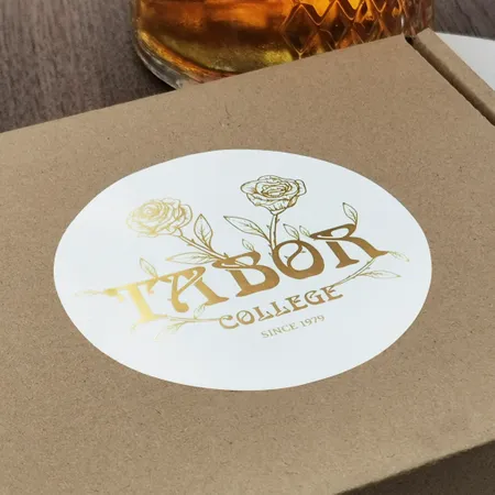 One Color Foil Stickers One Color Foil Stickers - Custom Aprons Now