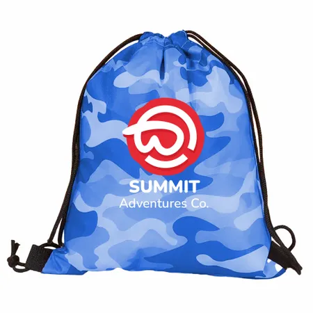 Camouflage Drawstring Bag Camouflage Drawstring Bag - Custom Aprons Now