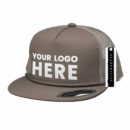 Academy Fits 2071G Rope Trucker Snapback Hat Academy Fits 2071G Rope Trucker Snapback Hat - Table Covers Now