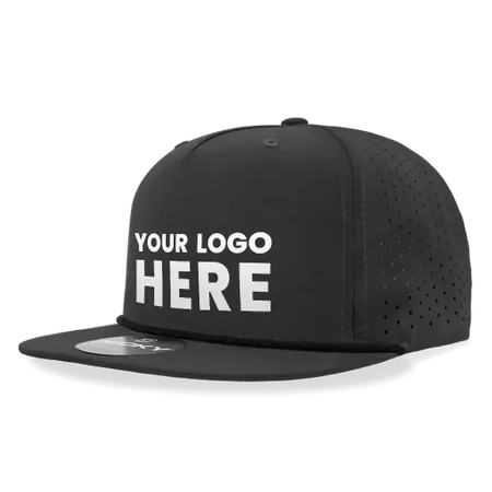 Decky 6226 5 Panel High Profile Relaxed Perforated Performance Rope Hat - Custom Aprons Now