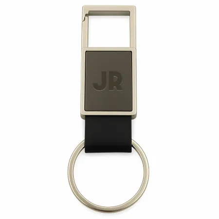 Square Caribiner Metal Keychain - Table Covers Now