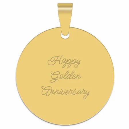 Full Color Circle Metal Keychain - Table Covers Now