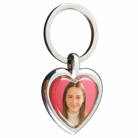 Spinning Heart Metal Keychain - Table Covers Now