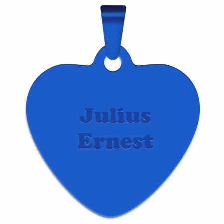 Full Color Heart Metal Keychain - Table Covers Now