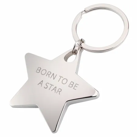 Dazzling Star Metal Keychain - Table Covers Now