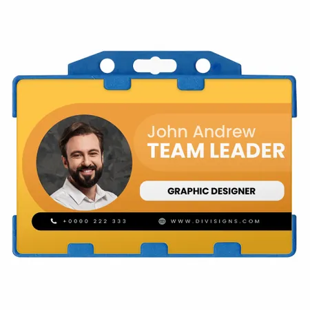 Plastic Insert Badge Holder - Custom Aprons Now