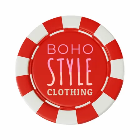 8 Stripe Custom Poker Chips - Inlay - Table Covers Now