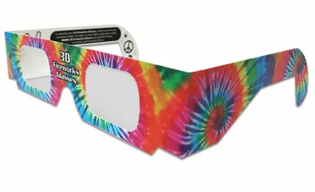 Paper 3D Fireworks Glasses - Table Covers Now