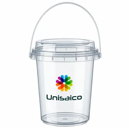 Premium Transparent Drink Buckets - Custom Aprons Now