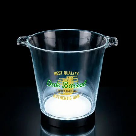 Multi-Color Light-Up Drink Buckets - Custom Aprons Now