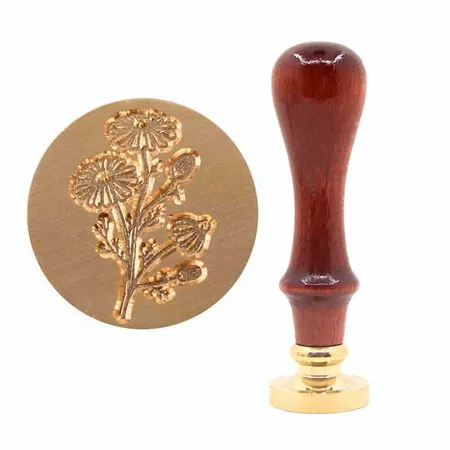 Beechwood Handle Wax Seal Stamps - Table Covers Now