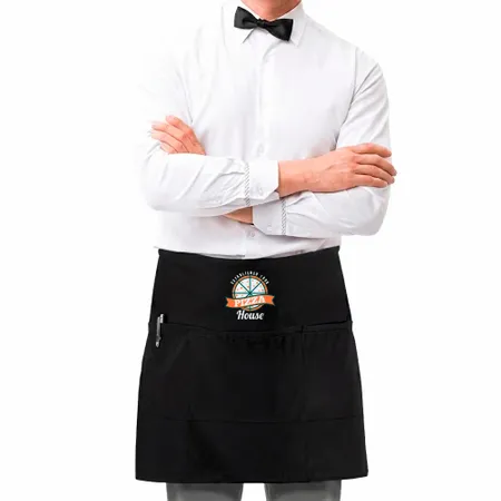 Server Pro Triple Pocket Waist Aprons - Custom Aprons Now