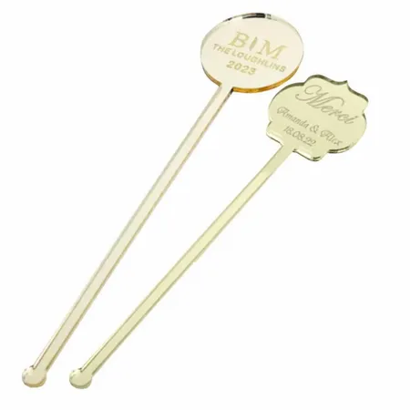 Metallic Acrylic Stir Sticks - Table Covers Now