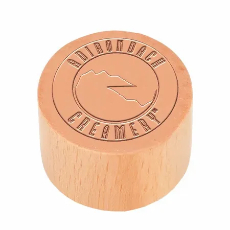Round Wood Rubber Stamps - Table Covers Now