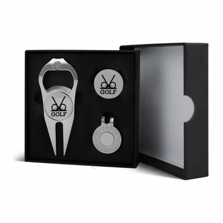 Golf Divot Tool with Ball Marker Set - Custom Aprons Now