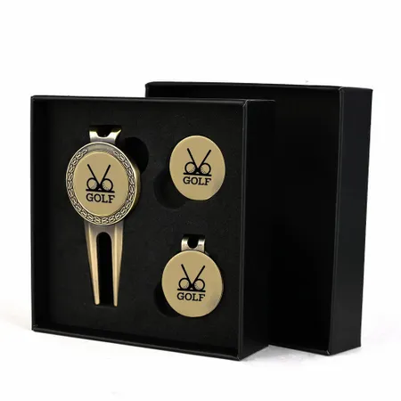 Patterns Golf Divot Tool and Ball Markers Set - Custom Aprons Now