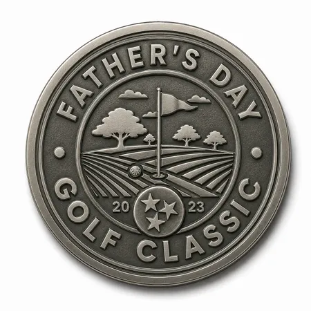 Die Struck Golf Ball Markers - Custom Aprons Now