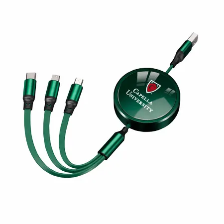 Soft Silicone 3-in-1 Charging Cables - Custom Aprons Now