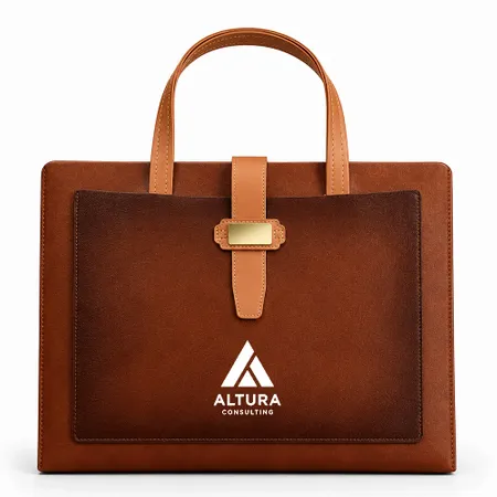 Leather Document Holders with Handle - Table Covers Now
