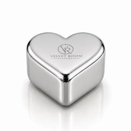 Heart-Shaped Stainless Steel Ice Cubes - Custom Aprons Now