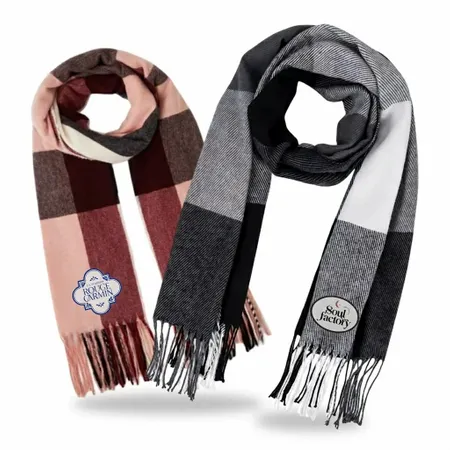 Luxe Polyester Scarves - Custom Aprons Now