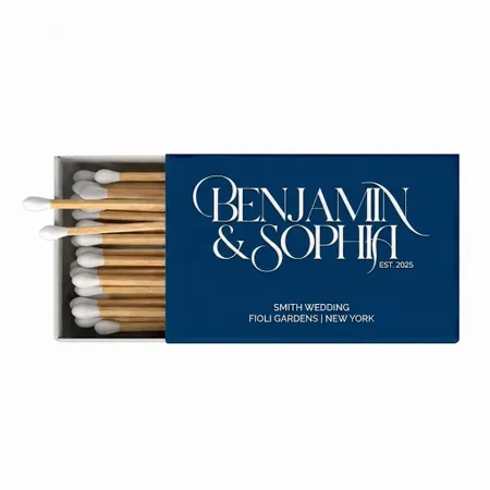 Wedding Favor Matchboxes - Table Covers Now