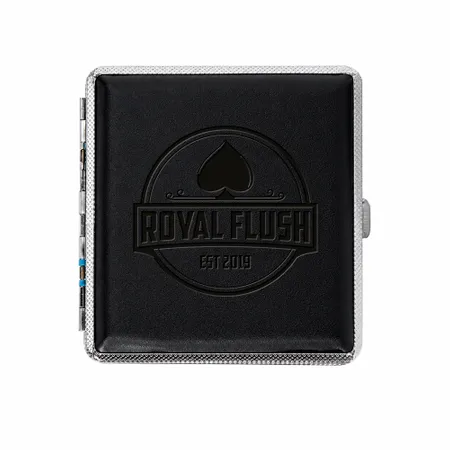 Leather Grain Metal Cigarette Cases - Custom Aprons Now