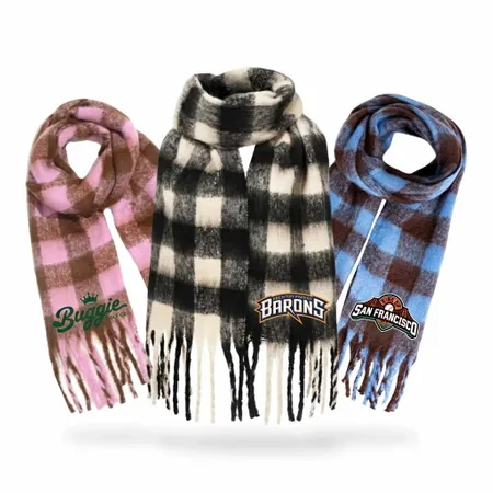 Sleek Polyester Scarves - Custom Aprons Now
