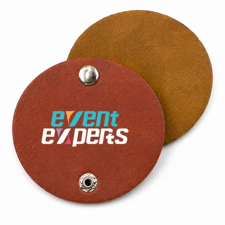 Round PU Leather Cable Organizers - Table Covers Now