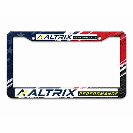 License Plate Frames - Custom Aprons Now