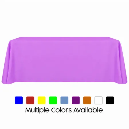 Blank Rectangle Table Throw Cover - Table Covers Now