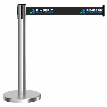 Retractable Belt Stanchions - Custom Aprons Now