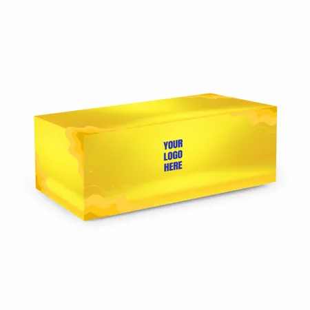 Yellow Wave Fitted Table Cover - Table Covers Now