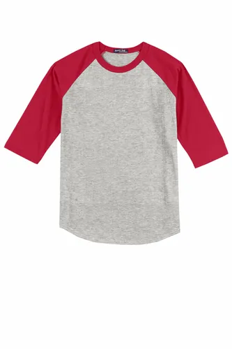Heather Grey/ Red