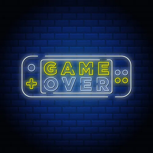Game Neon Sign - Custom Aprons Now