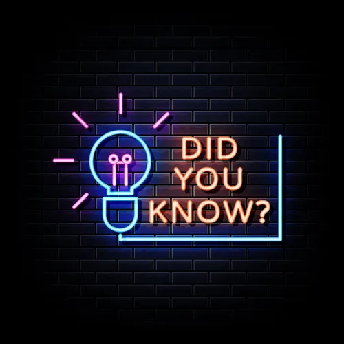 Did You Know Neon Sign - Custom Aprons Now
