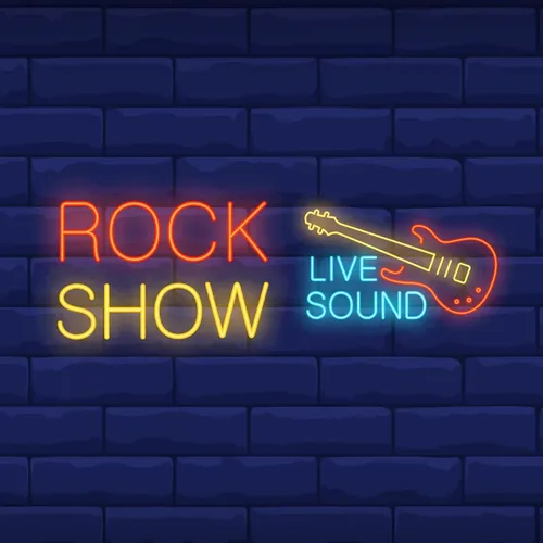 Rock Show Live Sound Neon Sign - Custom Aprons Now