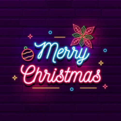 Christmas Eve Welcoming Neon Sign - Custom Aprons Now