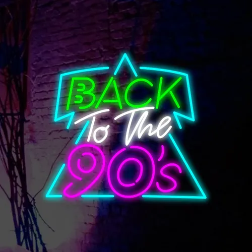 Back To The 90’s Neon  Sign - Custom Aprons Now