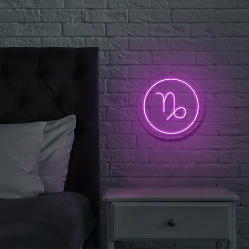 Capricorn Neon Sign - Custom Aprons Now