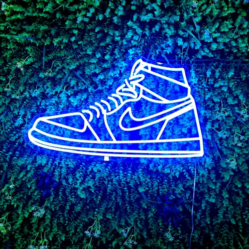 Sneaker Neon Sign - Custom Aprons Now